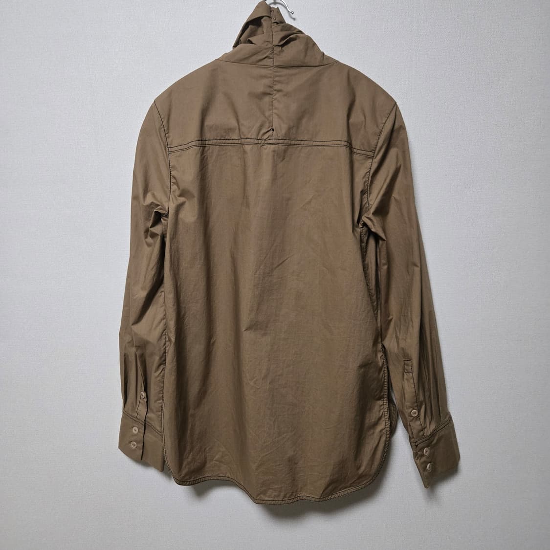 마르니 하이넥 코튼 블라우스 / 여성 블라우스 / 여자 블라우스 상품이미지5