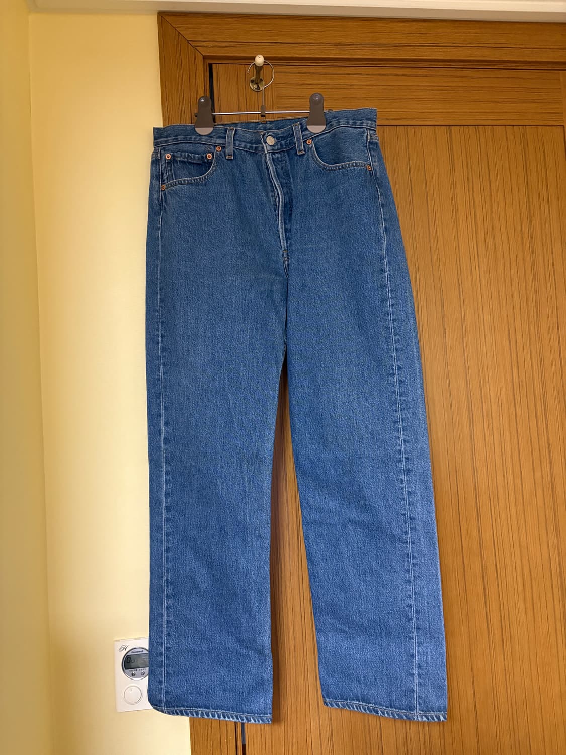 리바이스 501 스톤워싱 중청 데님  상품이미지1