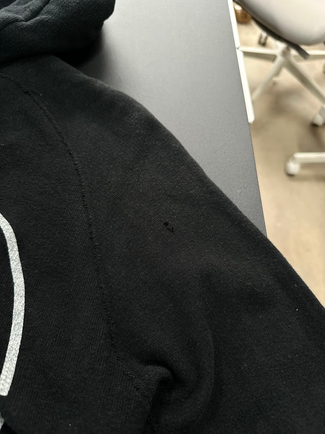 히스테릭글래머 히스걸 빅로고후드집업 블랙 상품이미지8