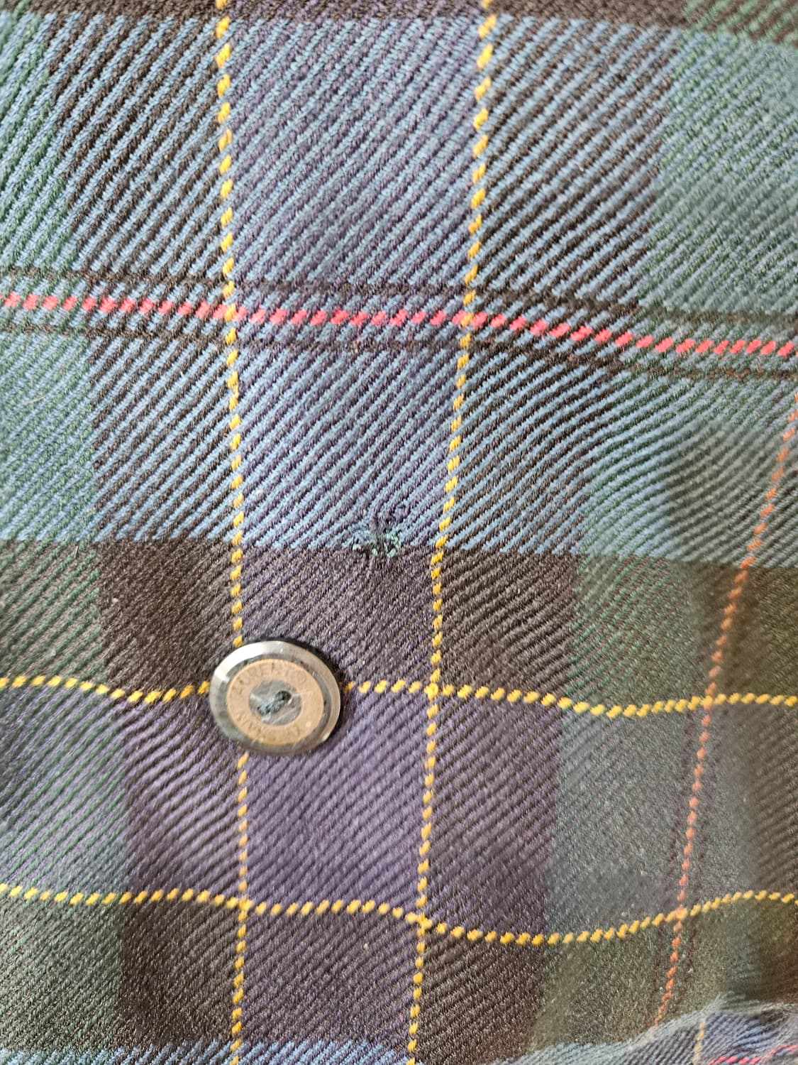 입생로랑 체크 울 자켓 상품이미지9