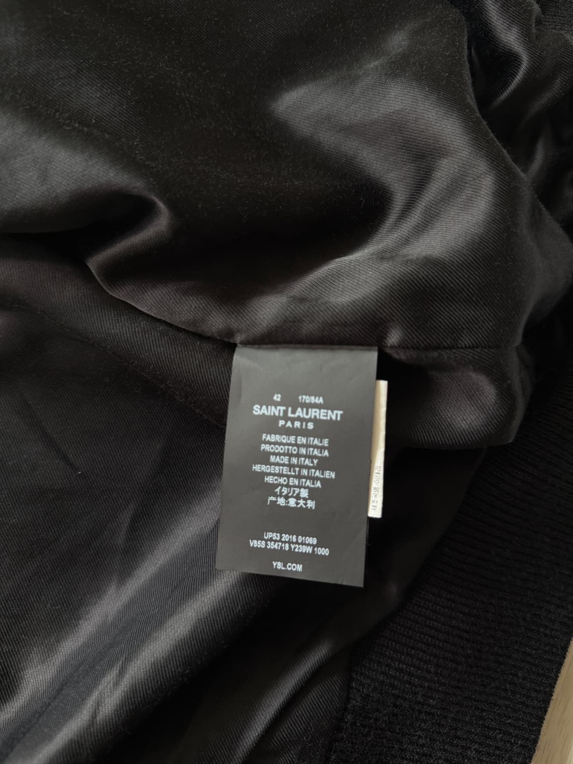 Saint Laurent 생로랑 테디자켓 바시티 에디슬리먼 42 상품이미지4
