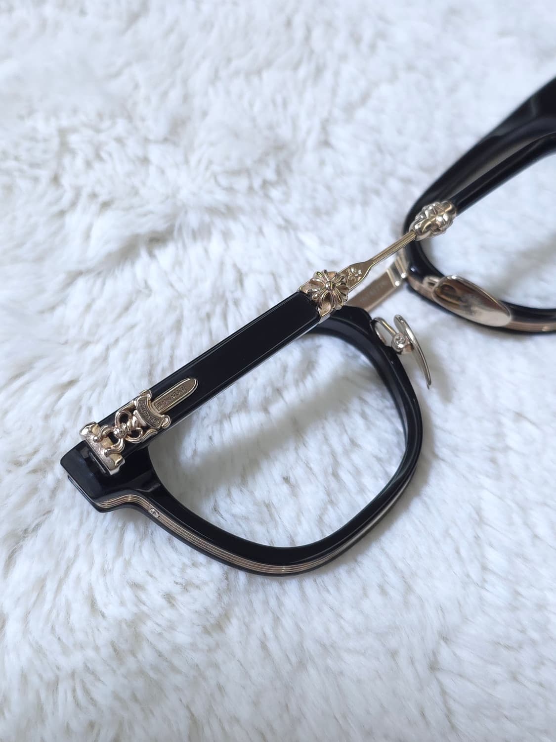 [OS] 크롬하츠 덕버터 안경 블랙 골드 상품이미지5