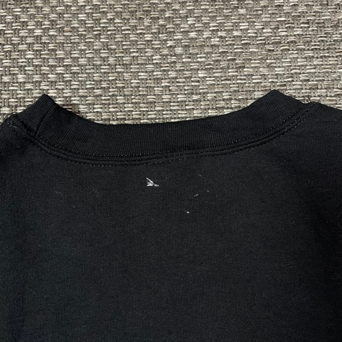 길단 블랙 프린팅 기모 맨투맨 스웻셔츠 M 상품이미지4