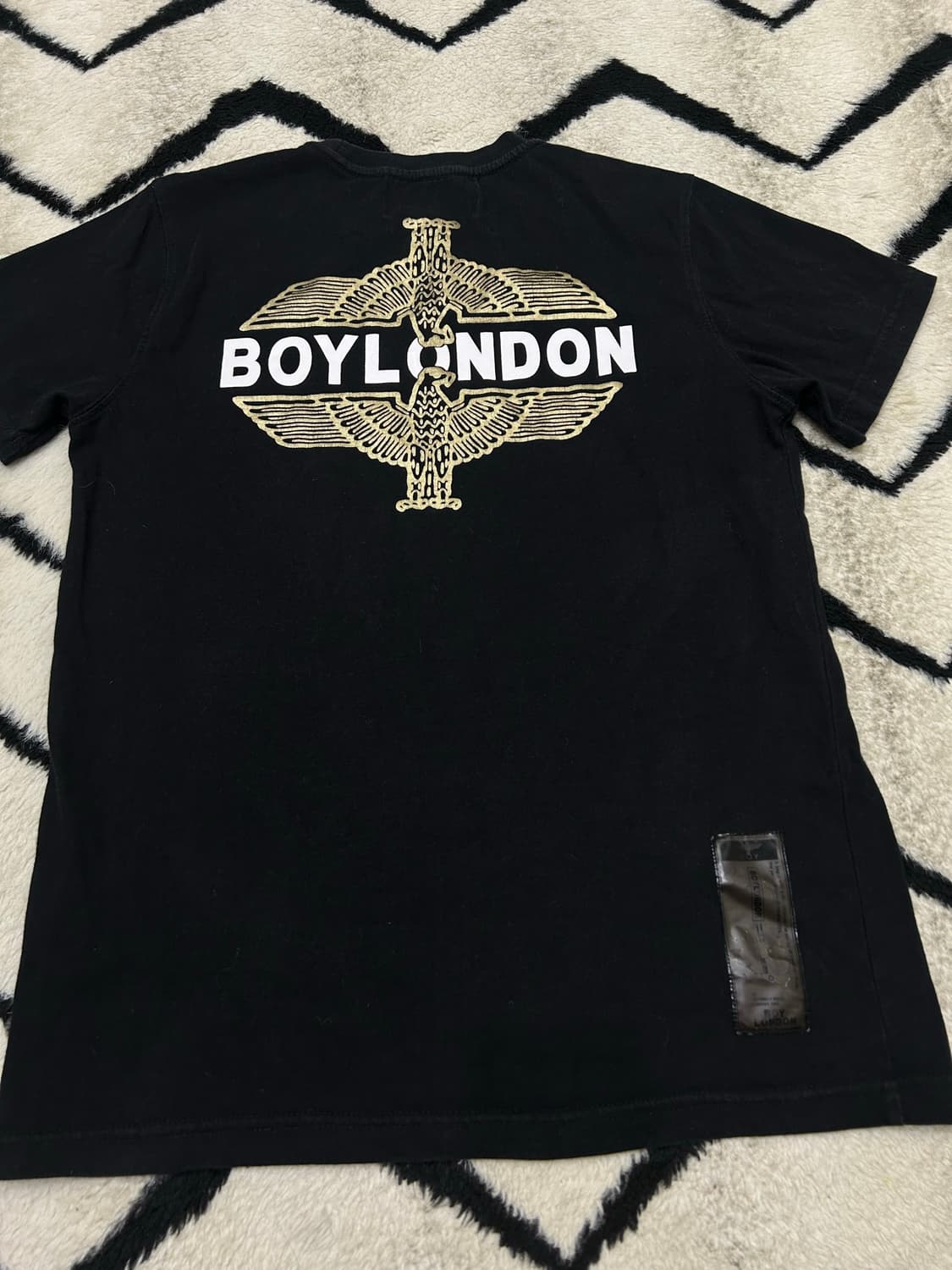 [S]Boy London 빅로고 반팔/블랙골드 상품이미지2