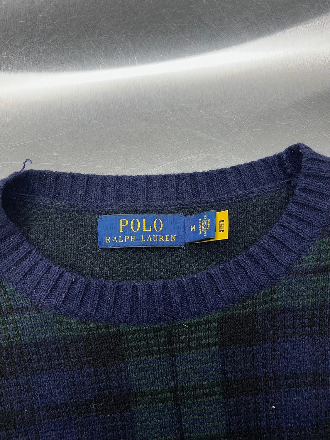 폴로 랄프로렌 블랙워치 타탄 체크 워셔블 울 스웨터 상품이미지7