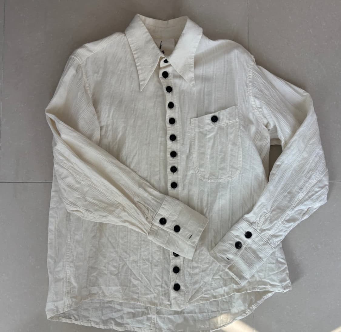 John Alexander Skelton 존 알렉산더 스켈톤 린넨 셔츠 상품이미지1