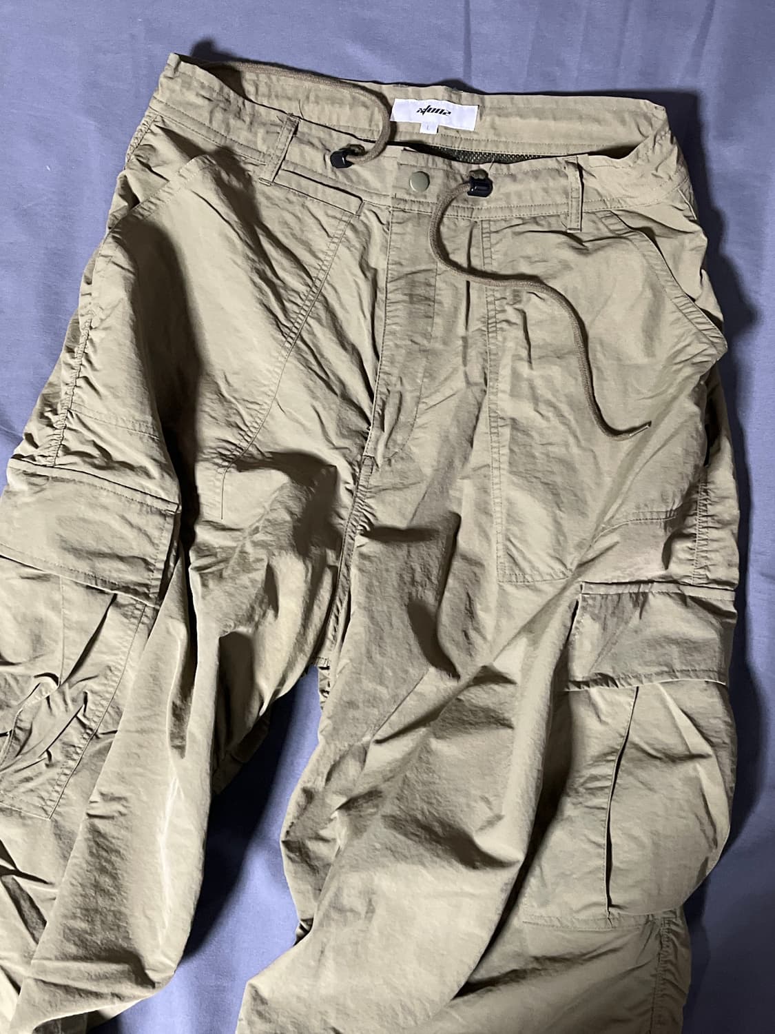 엑스톤즈 셔링 카고 팬츠 카키 L 상품이미지3