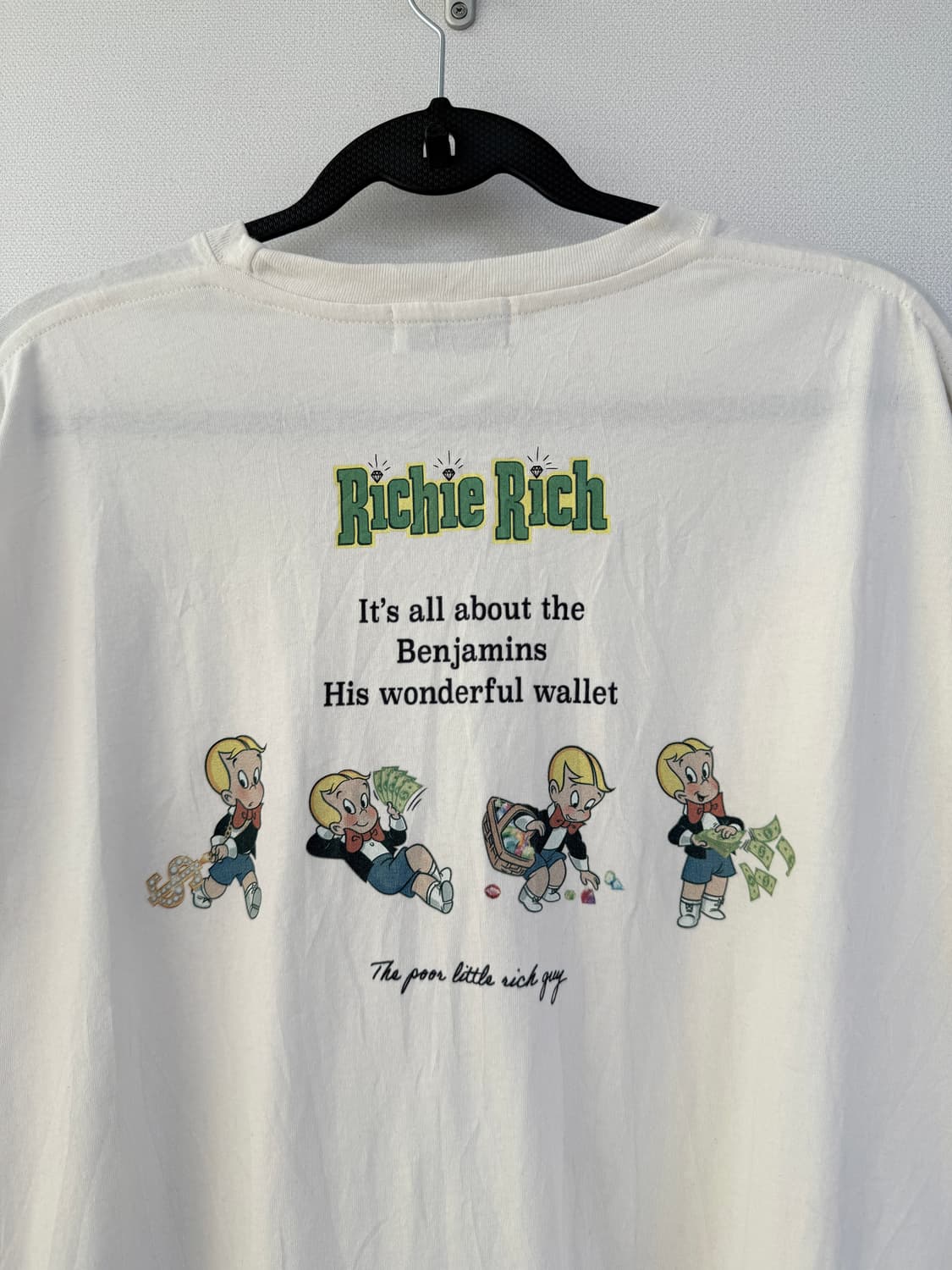 Richie rich 아이보리 긴팔티셔츠 상품이미지4