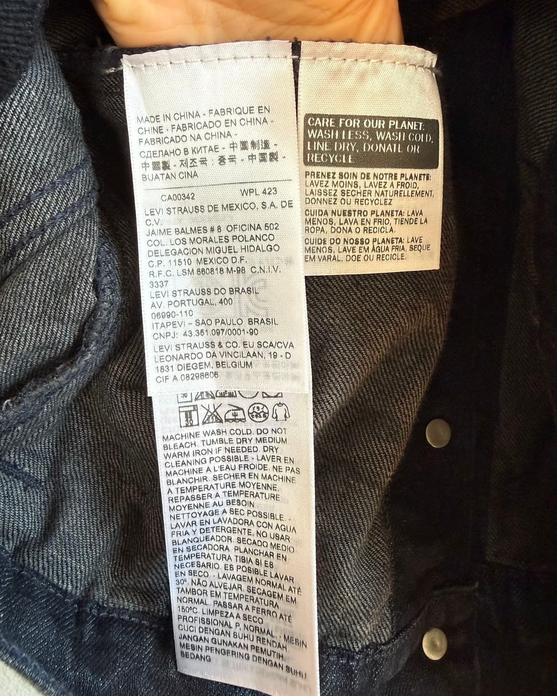 리바이스 데님 트러커 자켓  상품이미지9