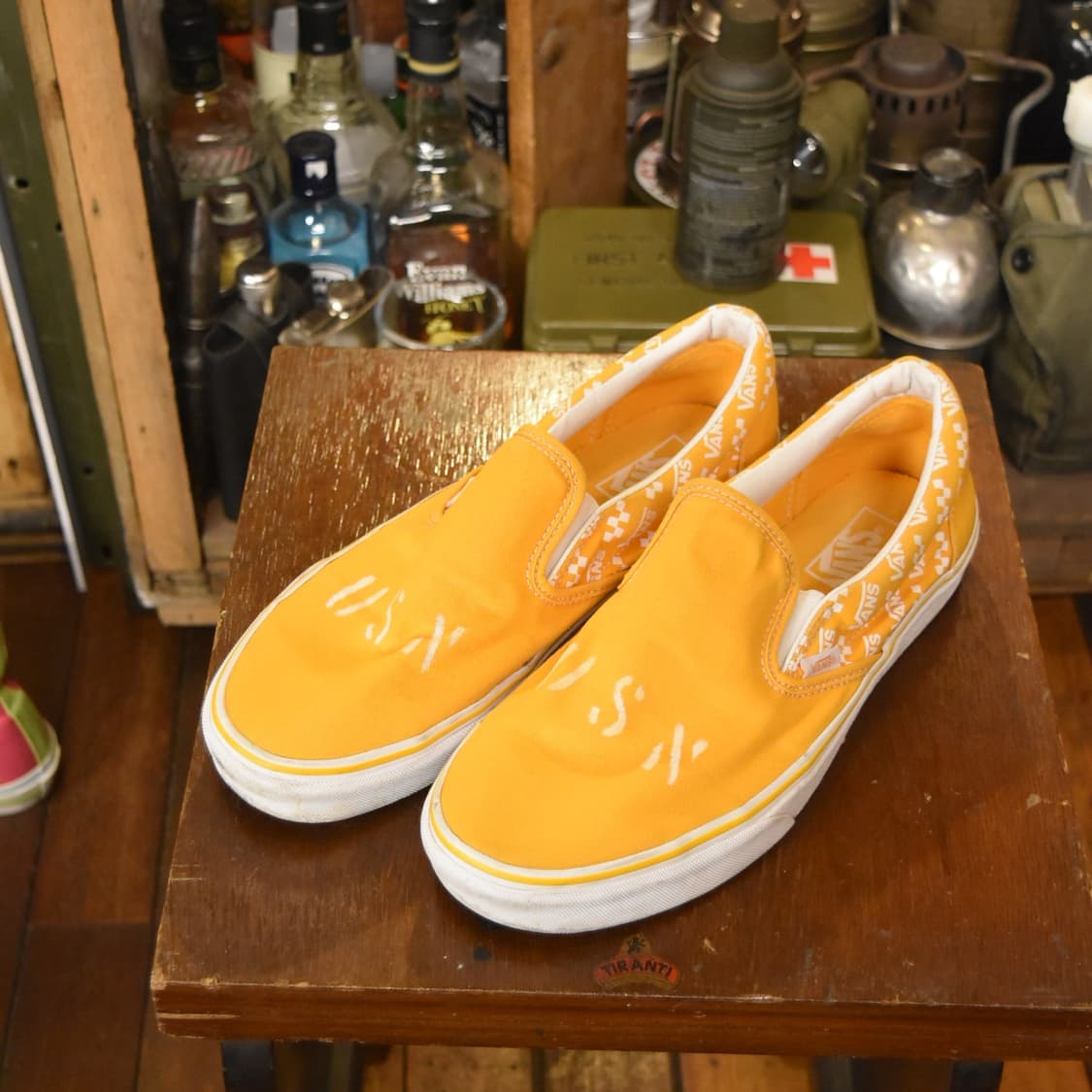 Vans Slip-on USN Custom Yellow 280 Size 상품이미지1