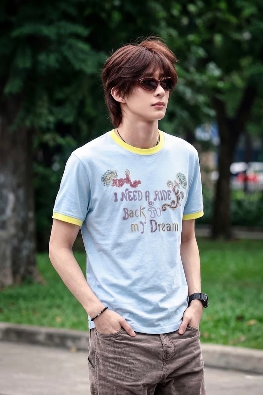 블루마블 라인스톤 반팔티 상품이미지1