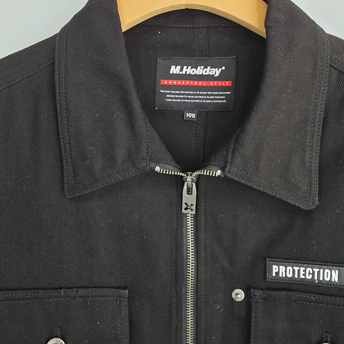 엠홀리데이 M.Holiday 포켓 자켓 블랙 105 상품이미지2