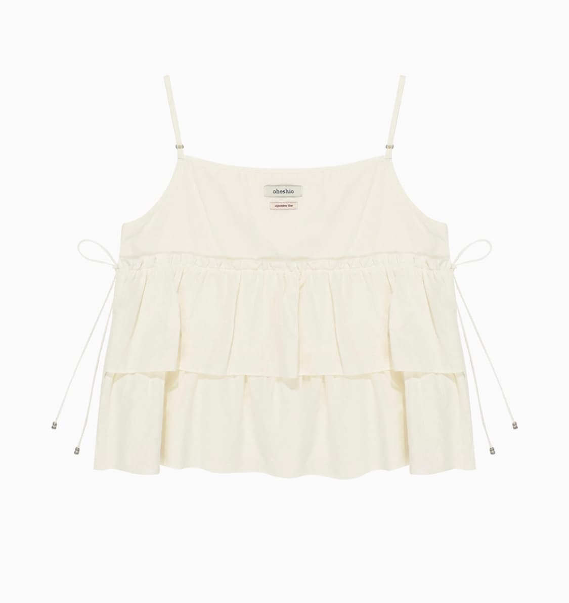 오헤시오 CUTTING CANCAN SLEEVELESS, IVORY 상품이미지2