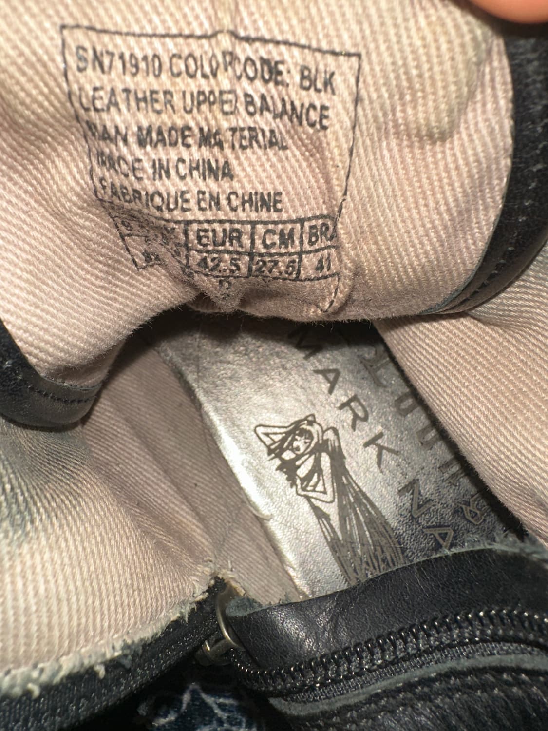 Mark Nason 레더 버클 하이탑 레이스업 슈즈 상품이미지9