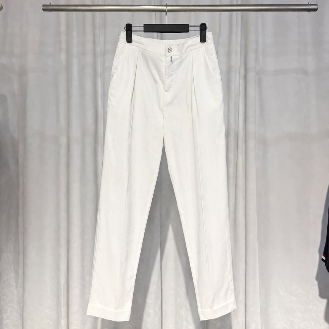 (33) 키톤 코듀로이 데님 팬츠 화이트 상품이미지1