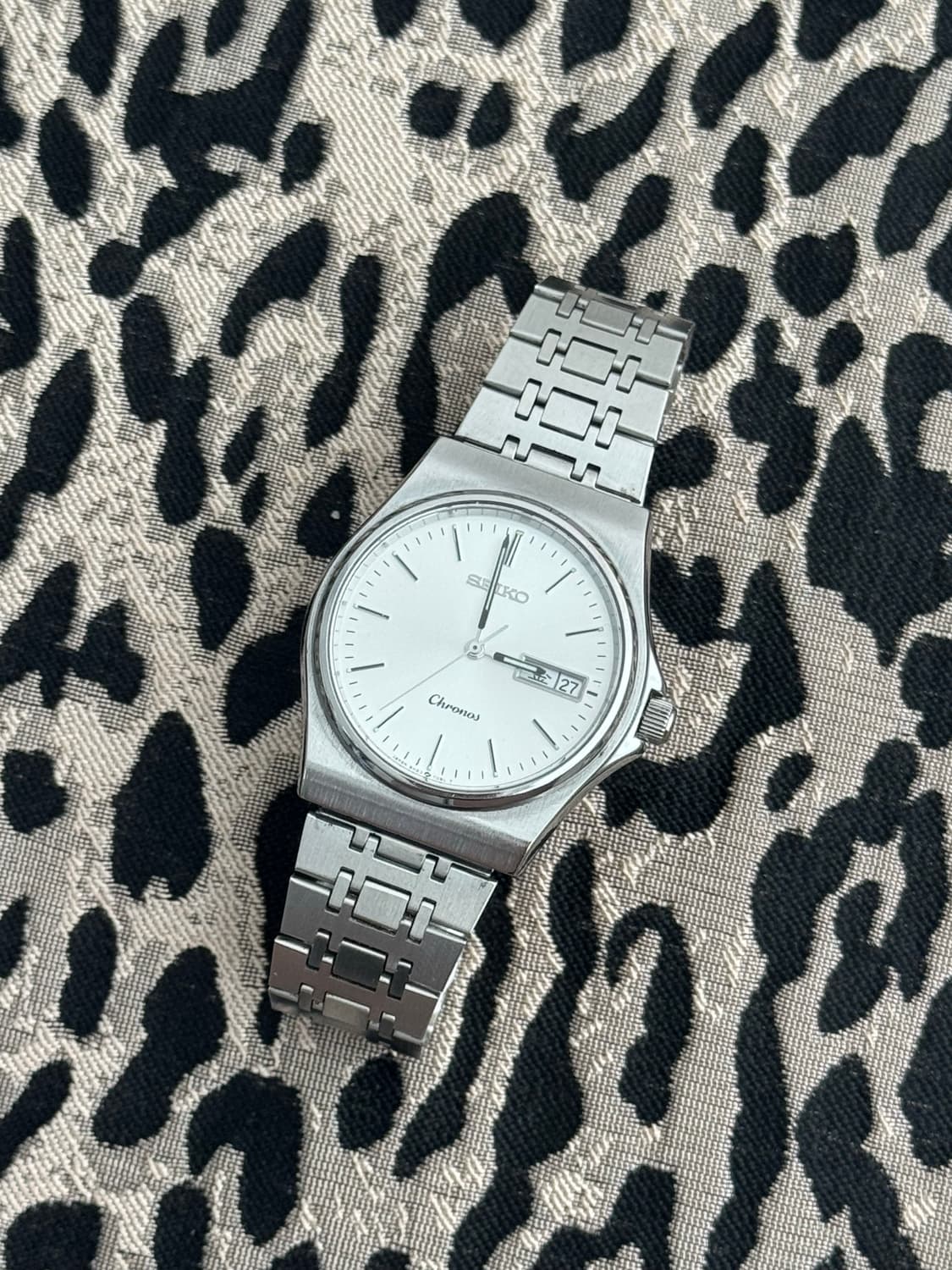 80s 빈티지 세이코 크로노스 쿼츠 상품이미지1