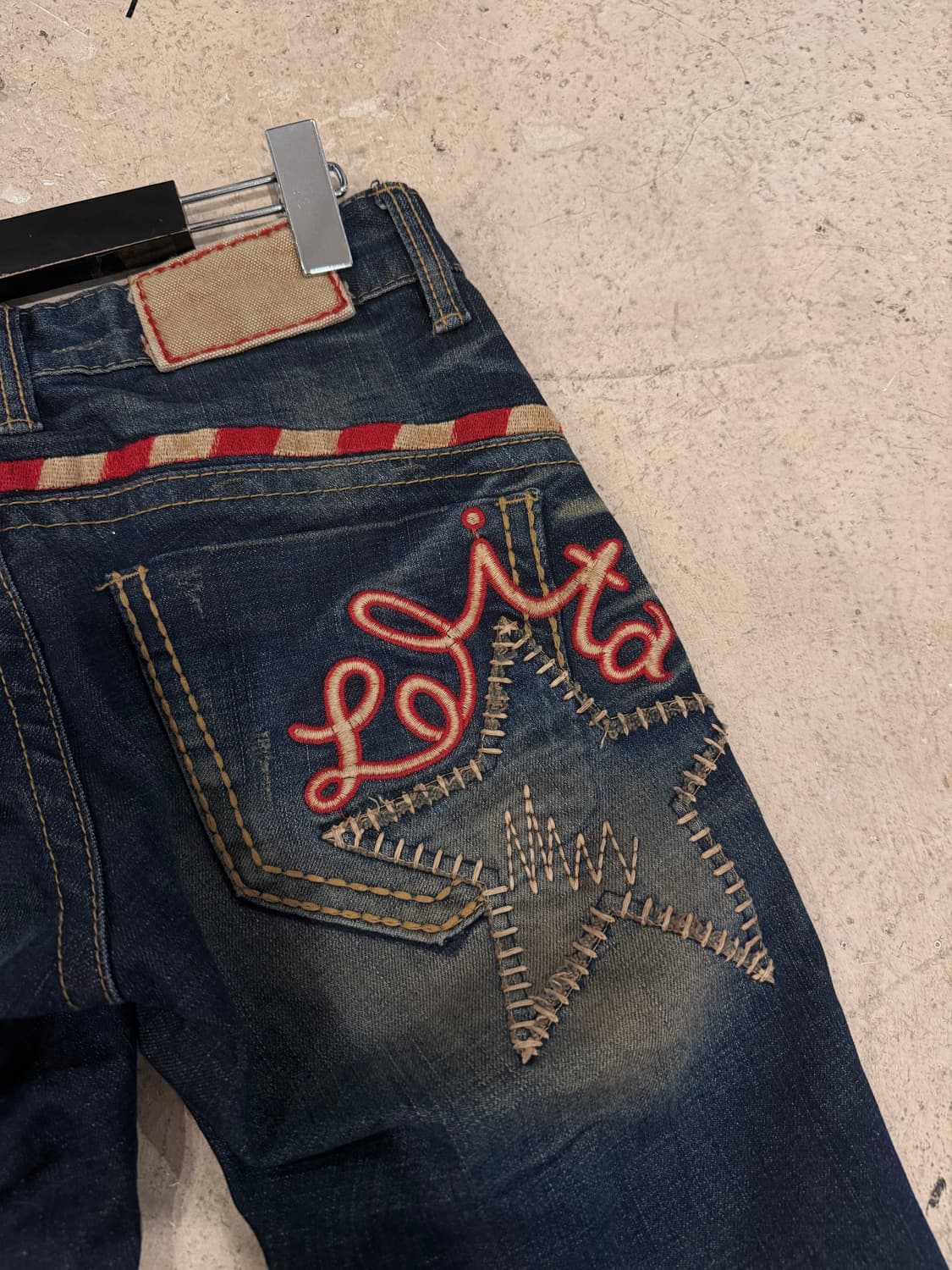 ROLITA JEANS 별 패치 포인트 진 상품이미지9