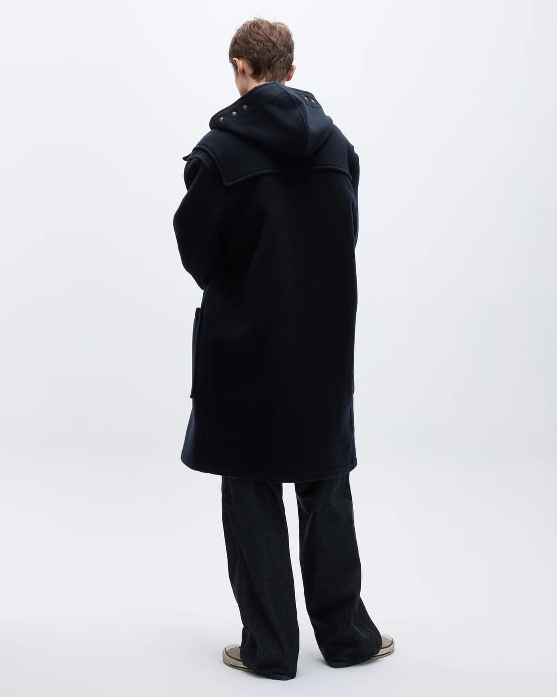 Khakis Gloverall Monty Duffle Coat Navy 상품이미지3