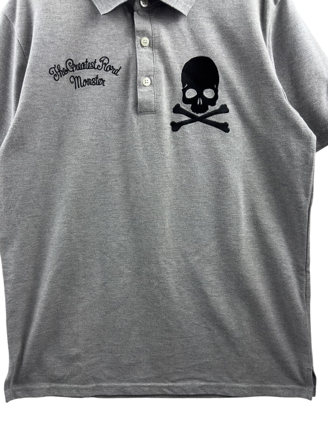 JPN Y2K 스컬 그레이 슬리브1336 상품이미지4