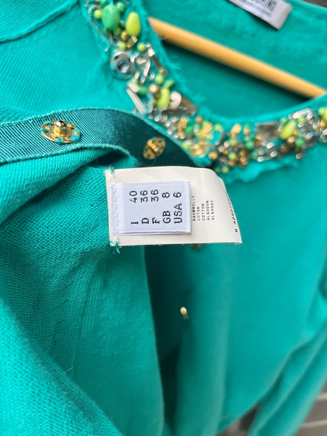 Moschino 모스키노 비디드 칼라 가디건 상품이미지10