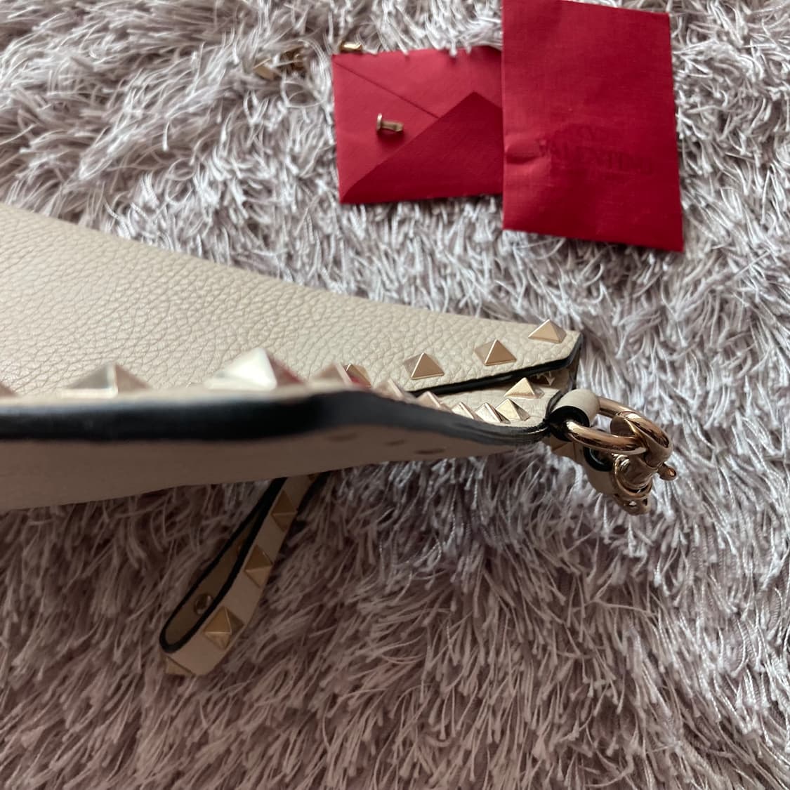 발렌티노 락스터드 클러치 아이보리  상품이미지7