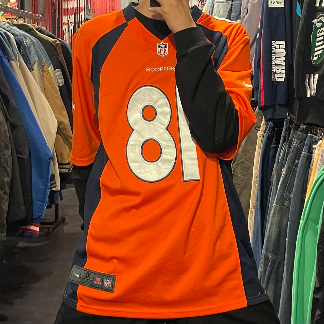 [IM] NFL X Nike MANNING 오렌지 No.18 반팔져지 상품이미지3