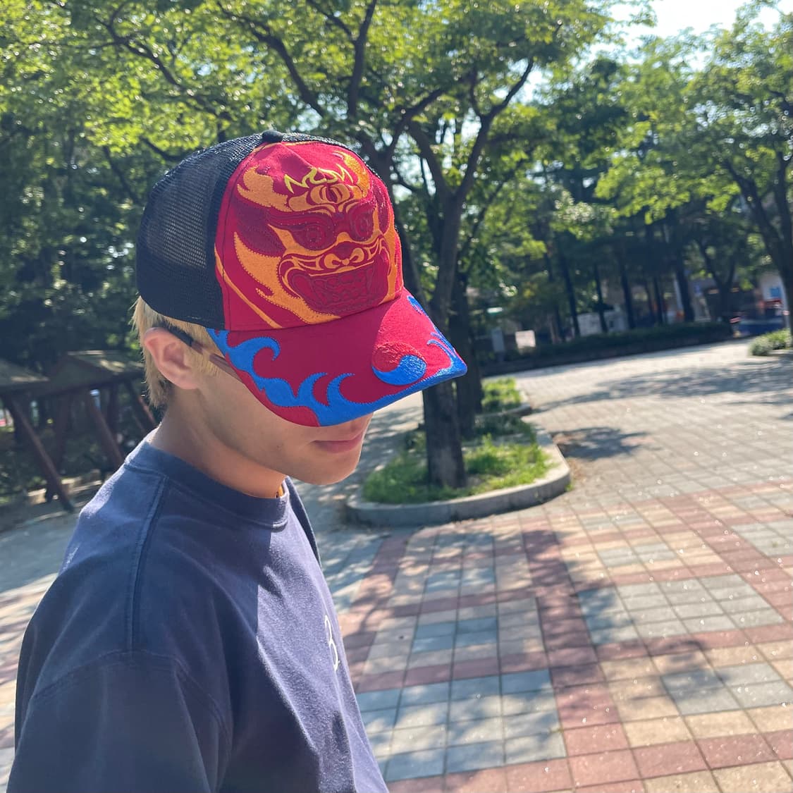붉은악마 트러커 메쉬캡 상품이미지2