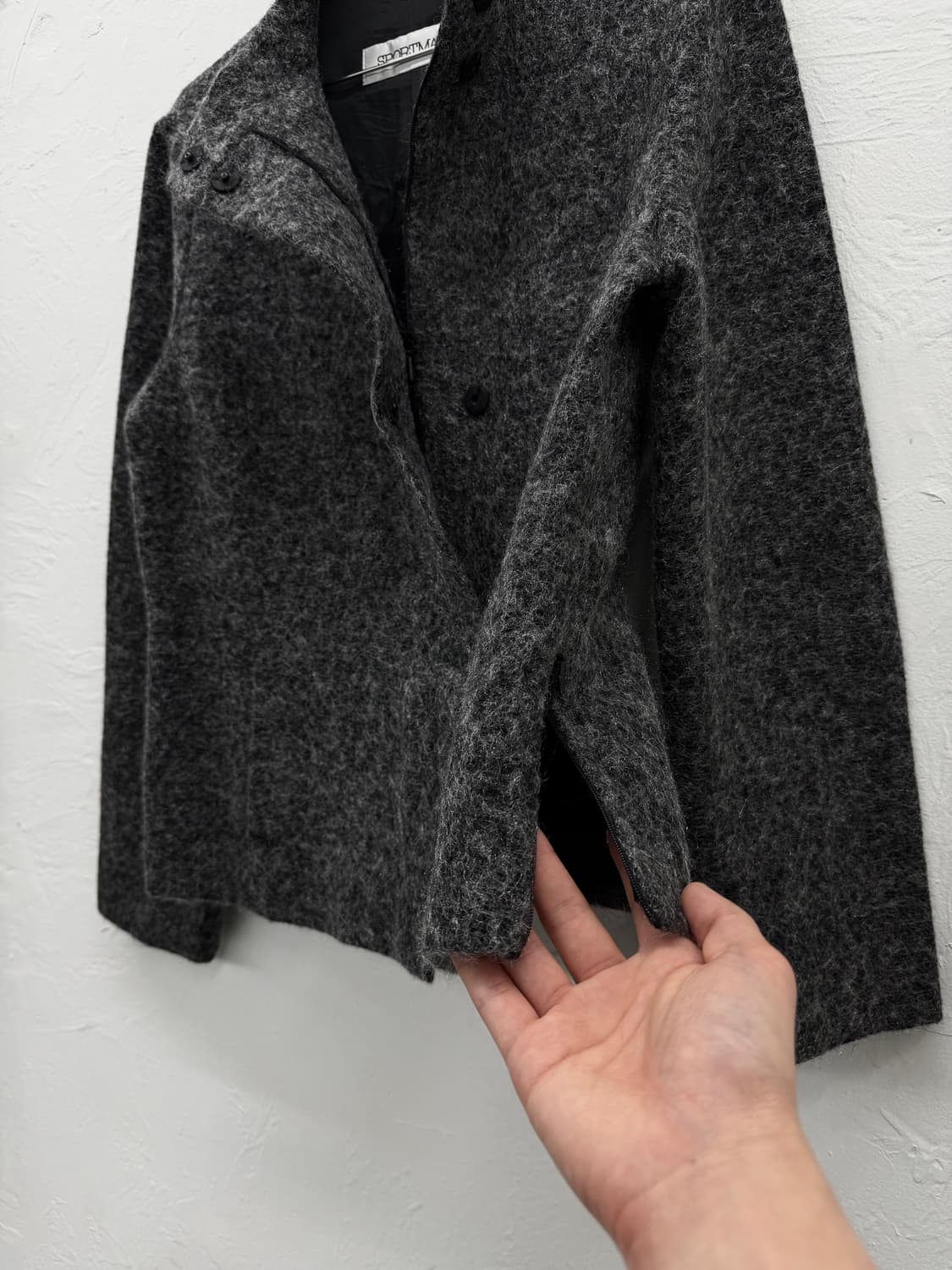 sportmax 히든버튼 모헤어 울 자켓 상품이미지3