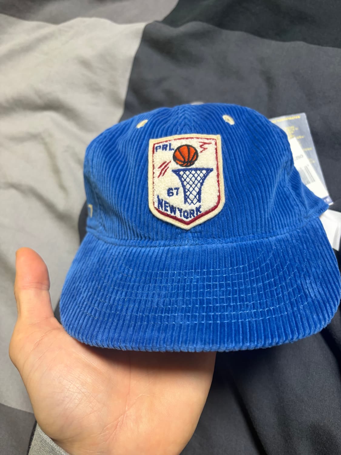 폴로 랄프로렌 셔닐 패치 코튜로이 캡 새제품 상품이미지3