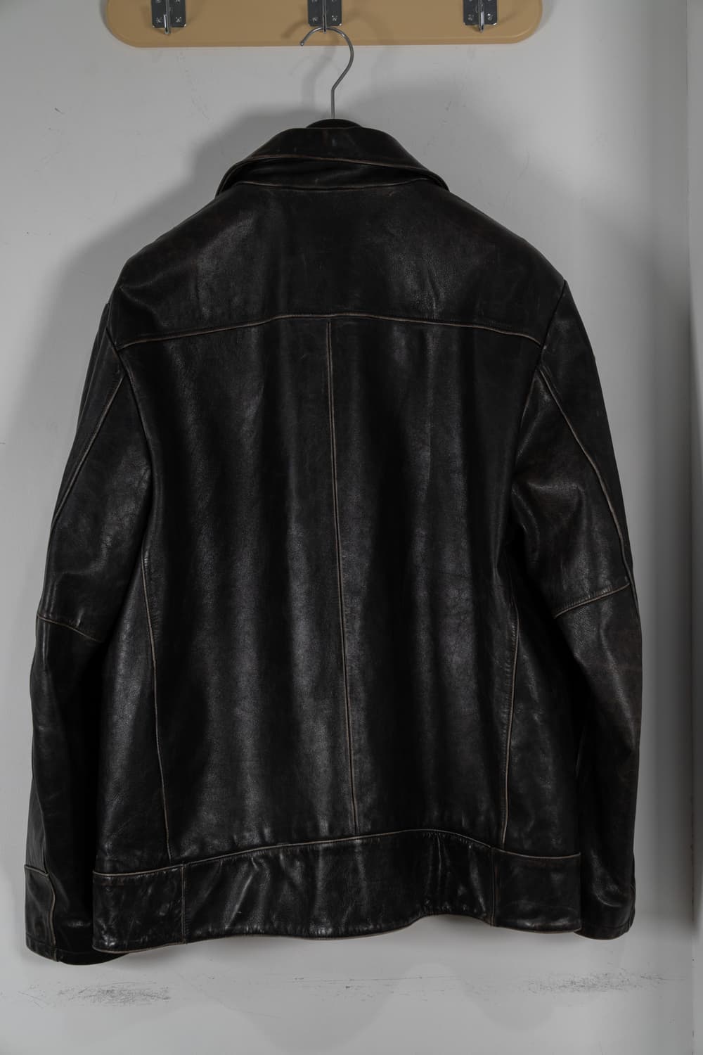 올드갭 싱글 레더 자켓 L 상품이미지5