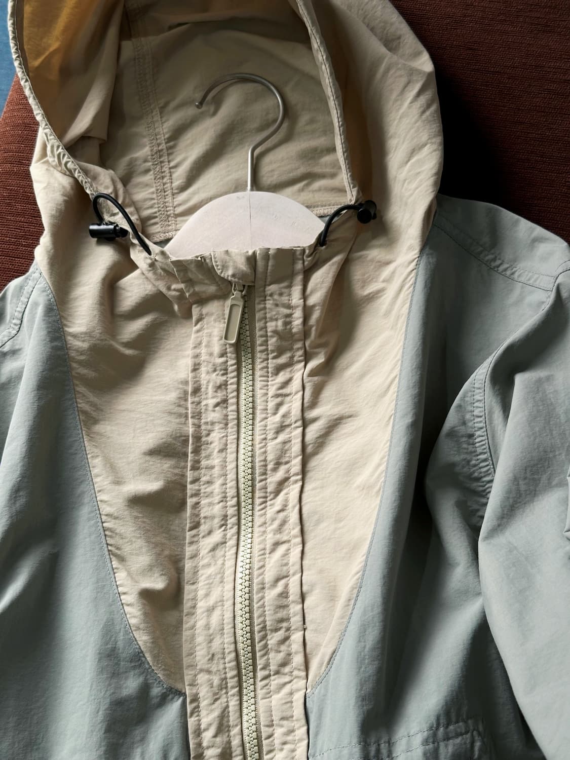 Light shell washed nylon packable parka 상품이미지2