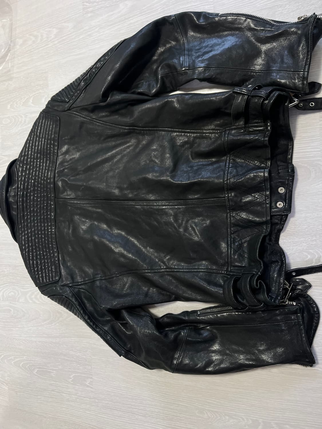 프로썸st 양가죽자켓 L  상품이미지7