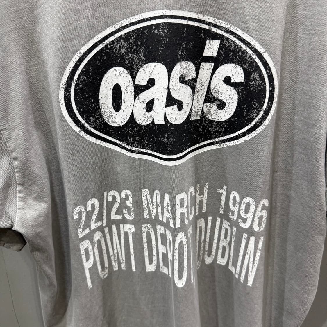 F ARCHIVE 빈티지 피그먼트 oasis 반팔 티셔츠 상품이미지4