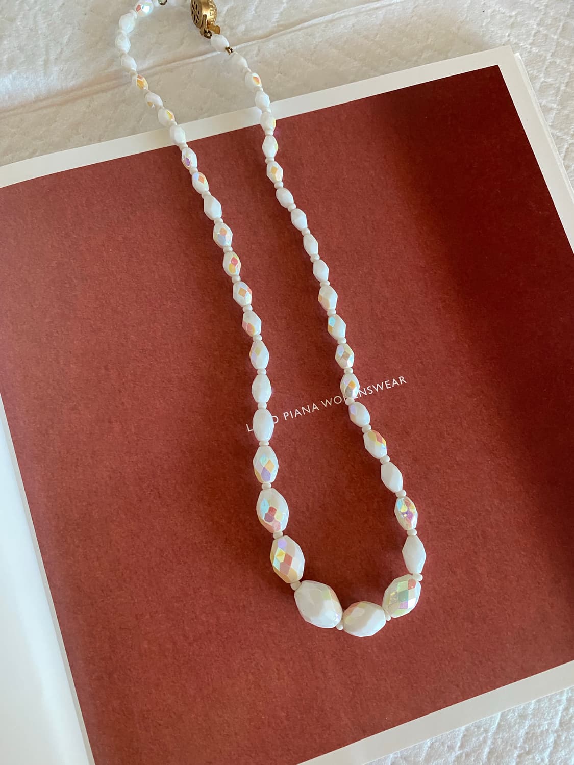 빈티지 오로라 비즈 목걸이 상품이미지3