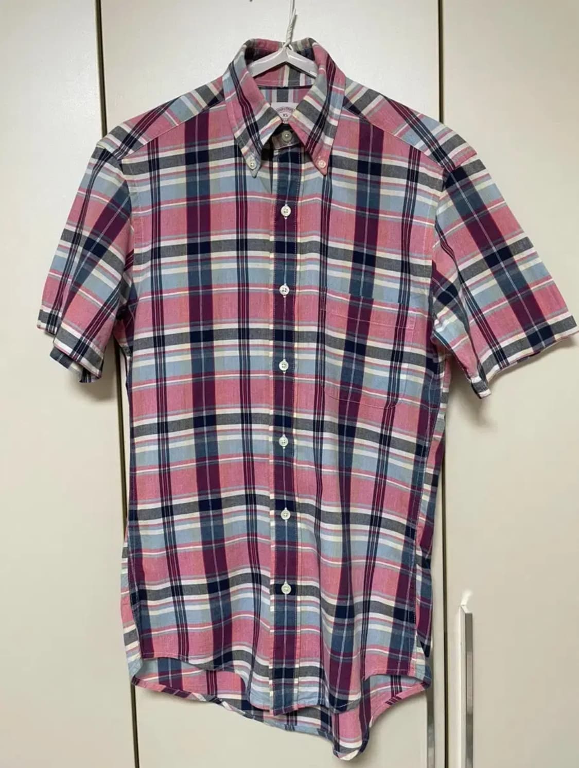 브룩스브라더스 남성체크셔츠 XS 사이즈 상품이미지1