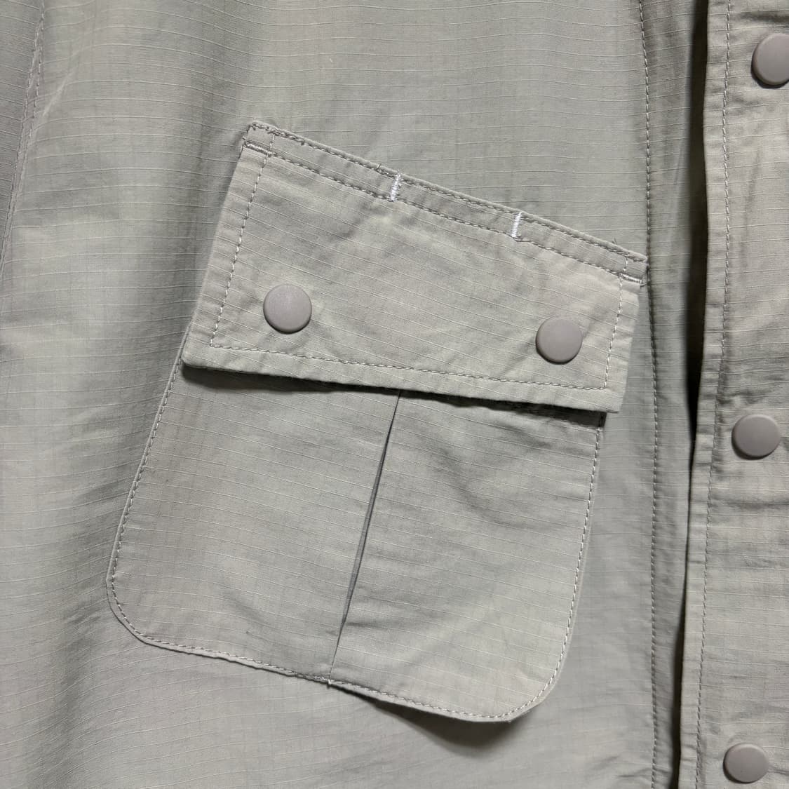 유니폼브릿지 립스탑 나일론 정글퍼티그 자켓 / 라이트그레이, XL 상품이미지5