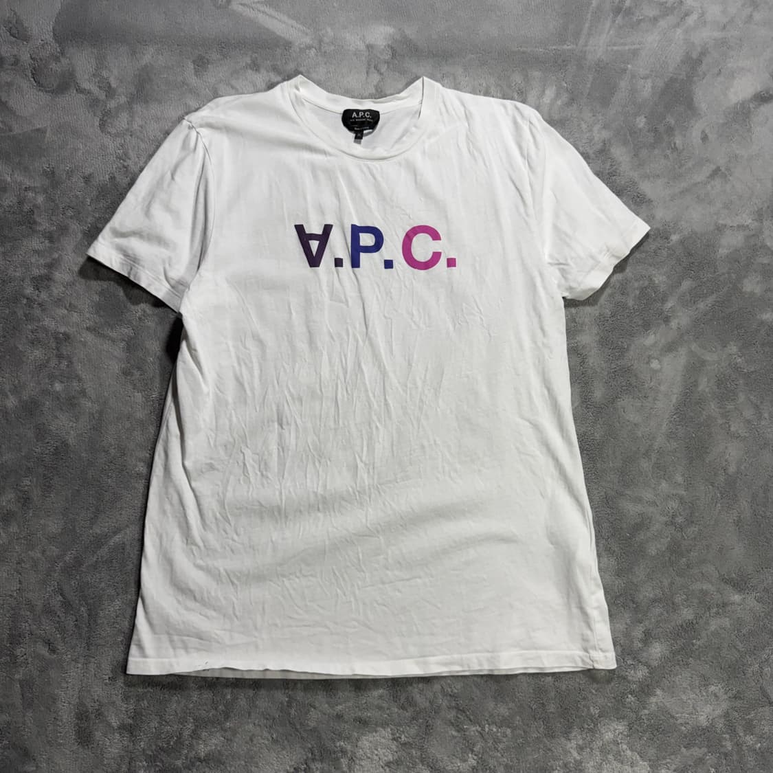 A.P.C. 아페쎄 화이트 빅로고 반팔  상품이미지1
