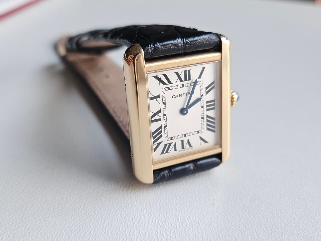 까르띠에 탱크솔로 옐로우골드 스몰 상품이미지2