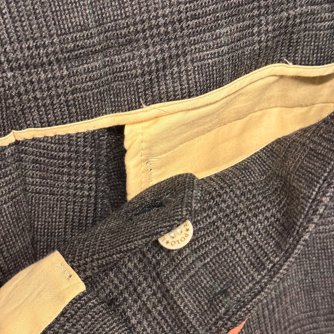 90s 폴로 랄프로렌 글랜 체크 울 트라우저 클래식 테일러 팬츠 N314 상품이미지6