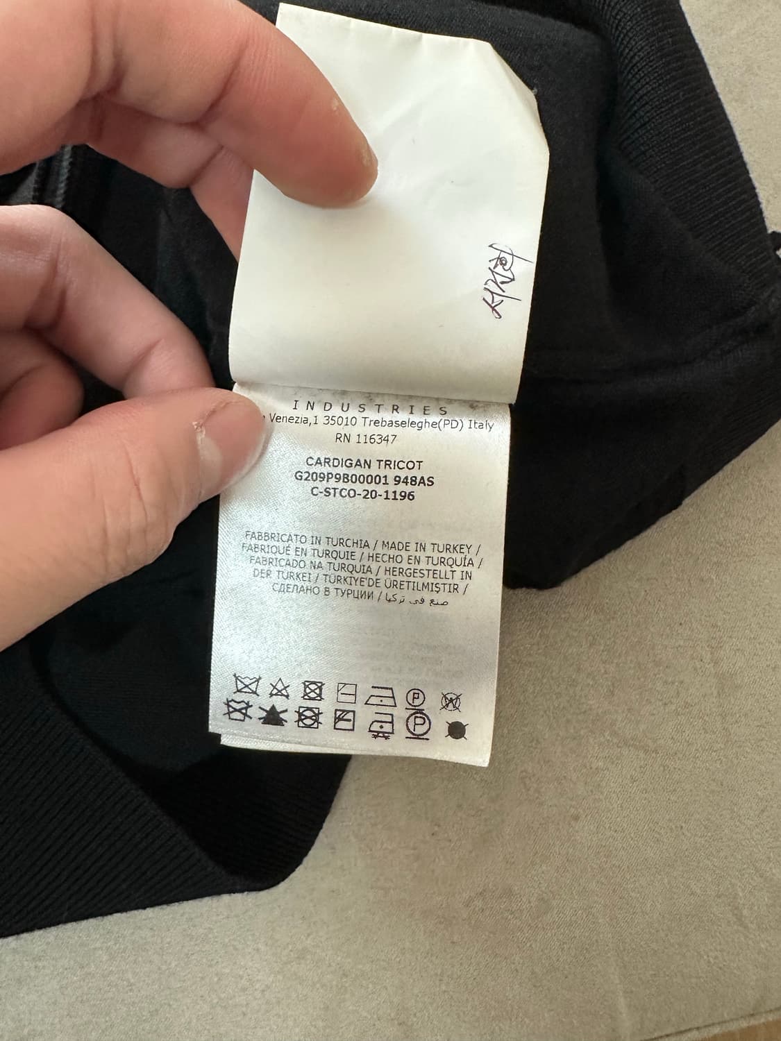 몽클레어 블랙 니트 가디건 L(95-100) 상품이미지9