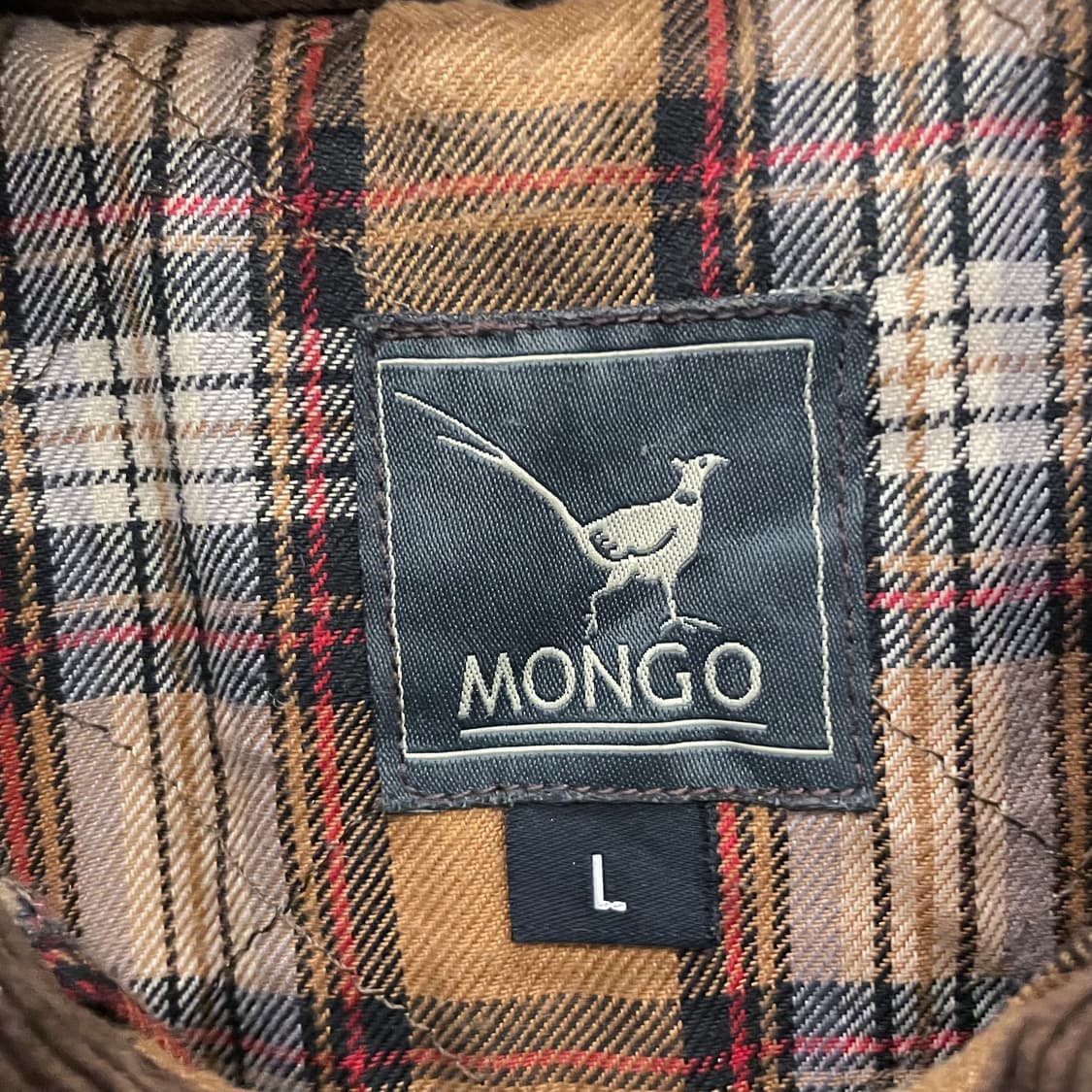 MonGo 컨트리 레저 웨어 체크 라이닝 왁스 자켓 상품이미지6