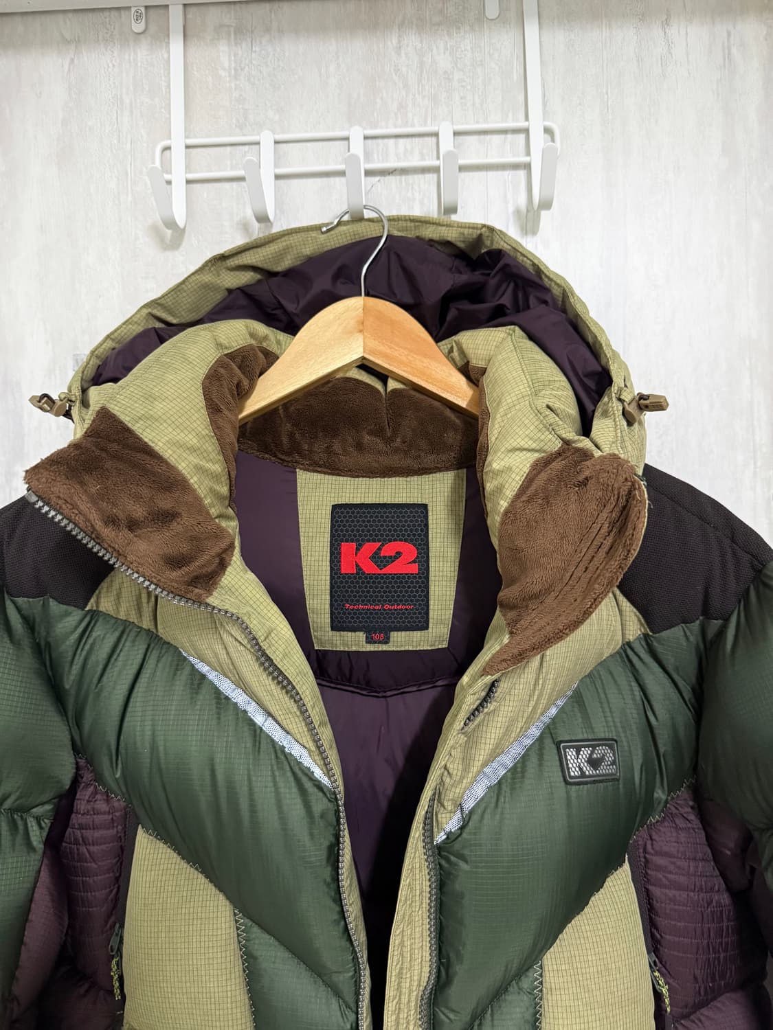 남성 100-105 / K2 구스다운 빵빵 패딩 상품이미지7