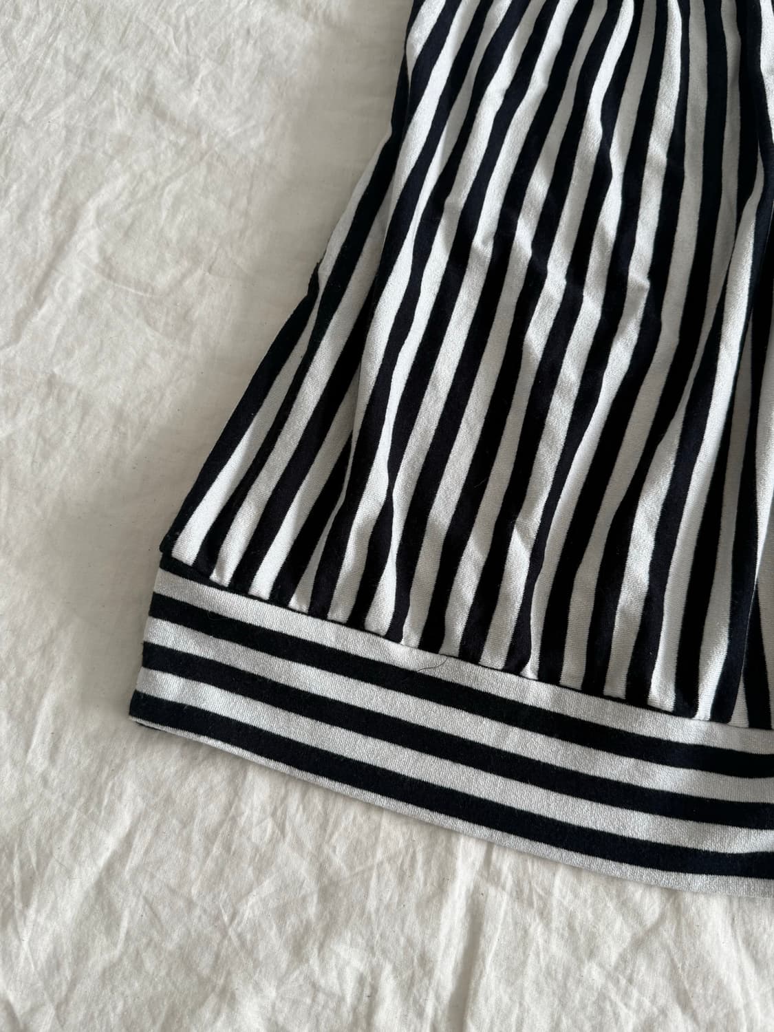 스트라이프 긱시크 갸루 튜브탑 미니원피스  상품이미지2