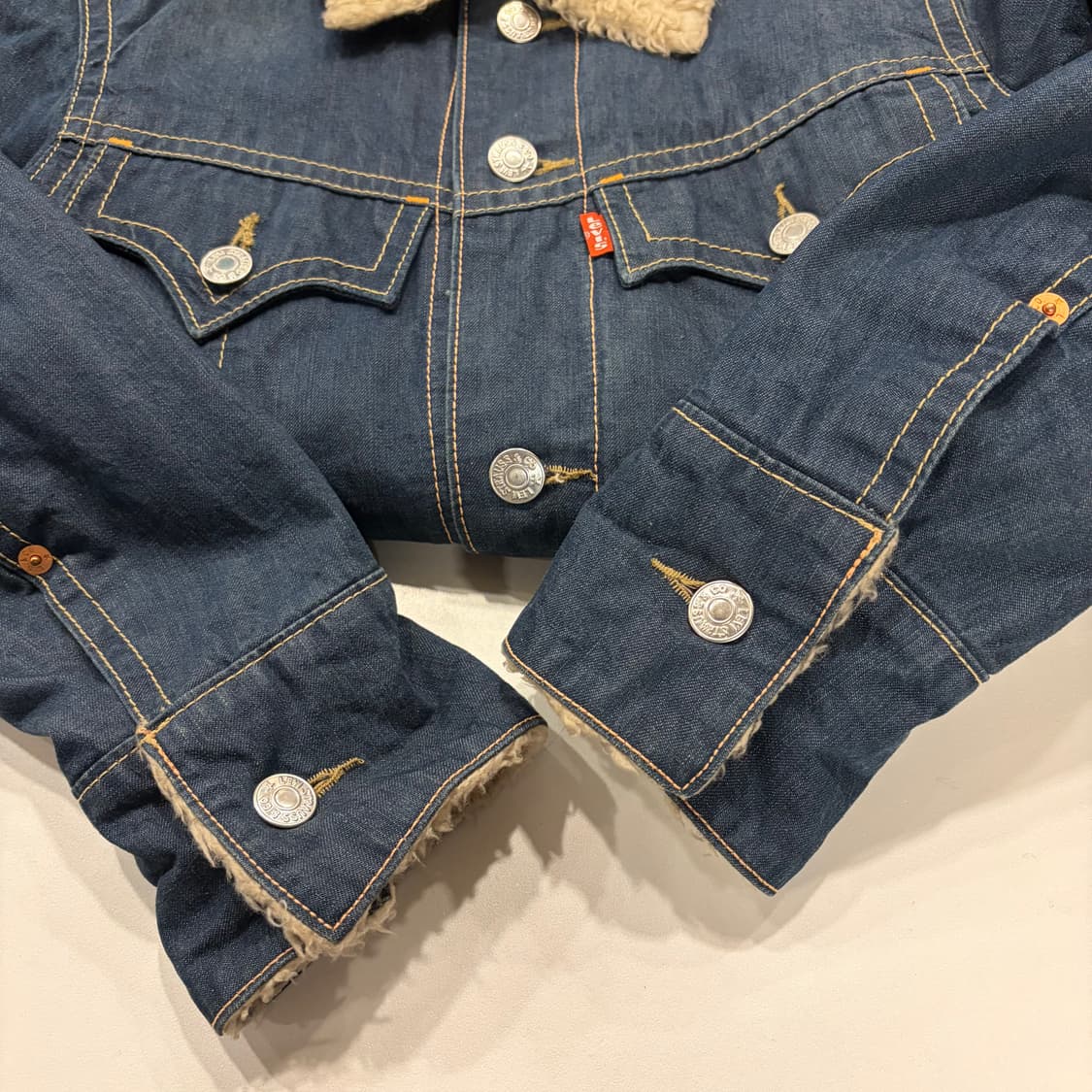 [M] 리바이스 타입 1 쉐르파 데님 자켓 청자켓 B386 상품이미지8