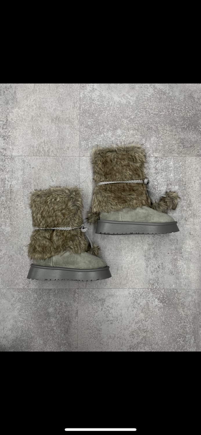 빈티지 어그 방울 퍼 부츠 H1582 상품이미지2