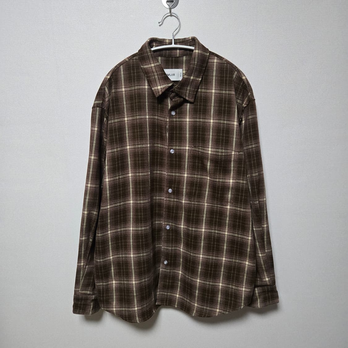 키뮤어 플란넬 체크셔츠/ 남자 셔츠 / 남성 셔츠  상품이미지3