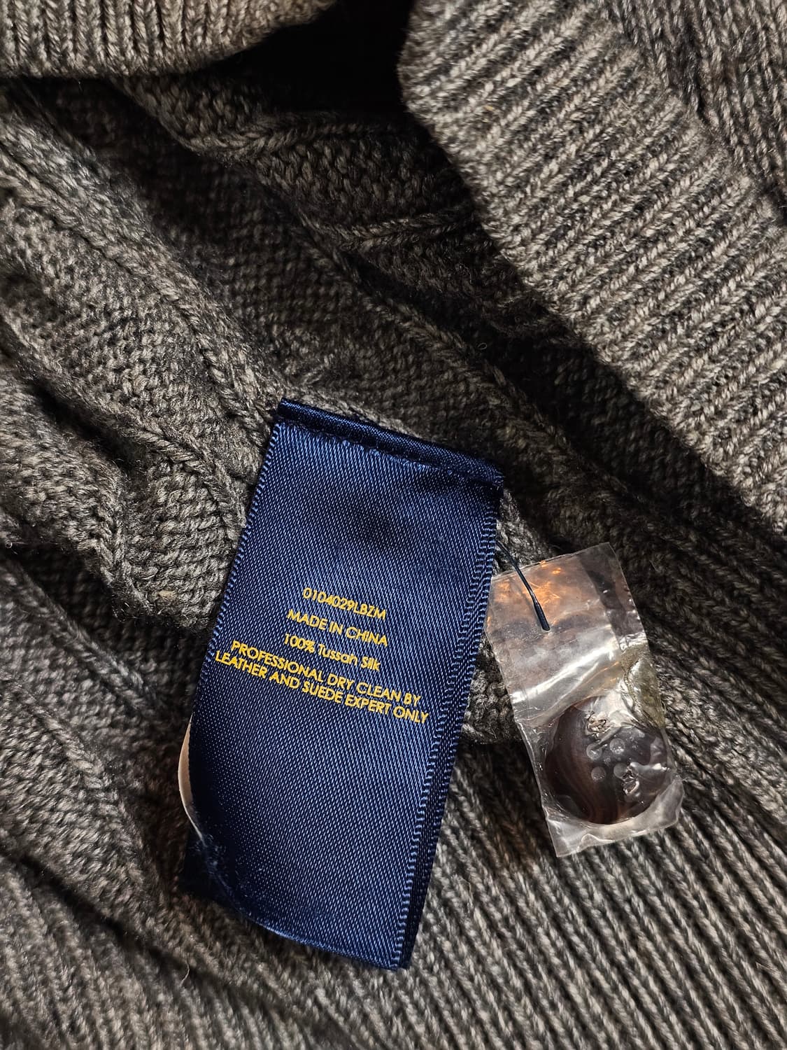 폴로 랄프로렌 남성 꽈배기 니트 M 그레이 상품이미지6