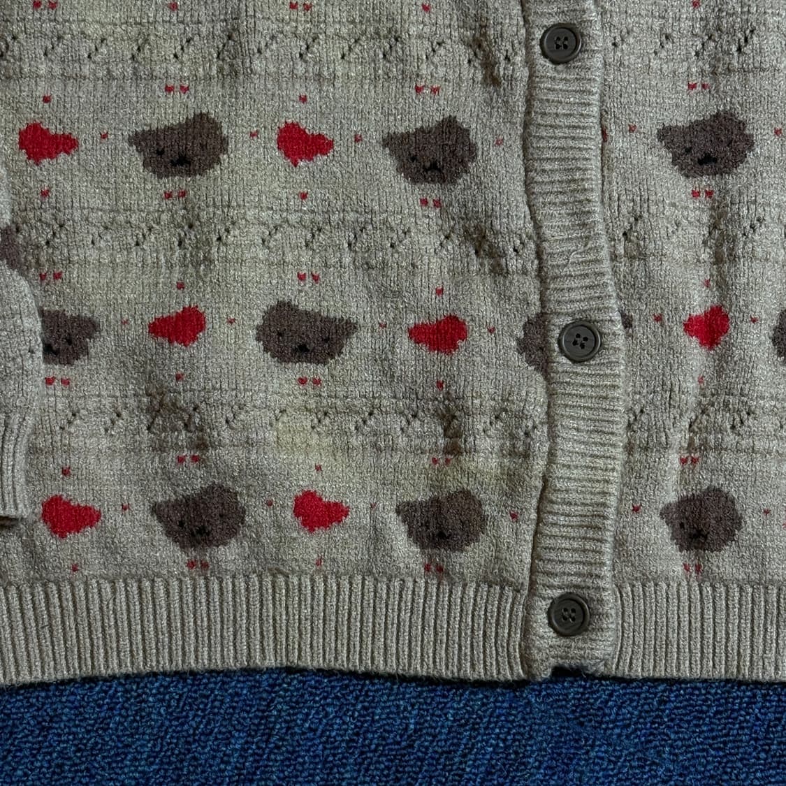빈티지 모리걸 니트 가디건 상품이미지3