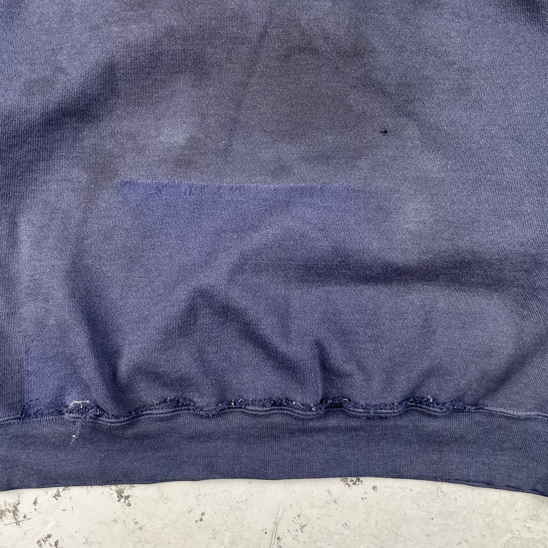 빈티지 FedEx Thrashed Ghost Pocket 후드 네이비 상품이미지6