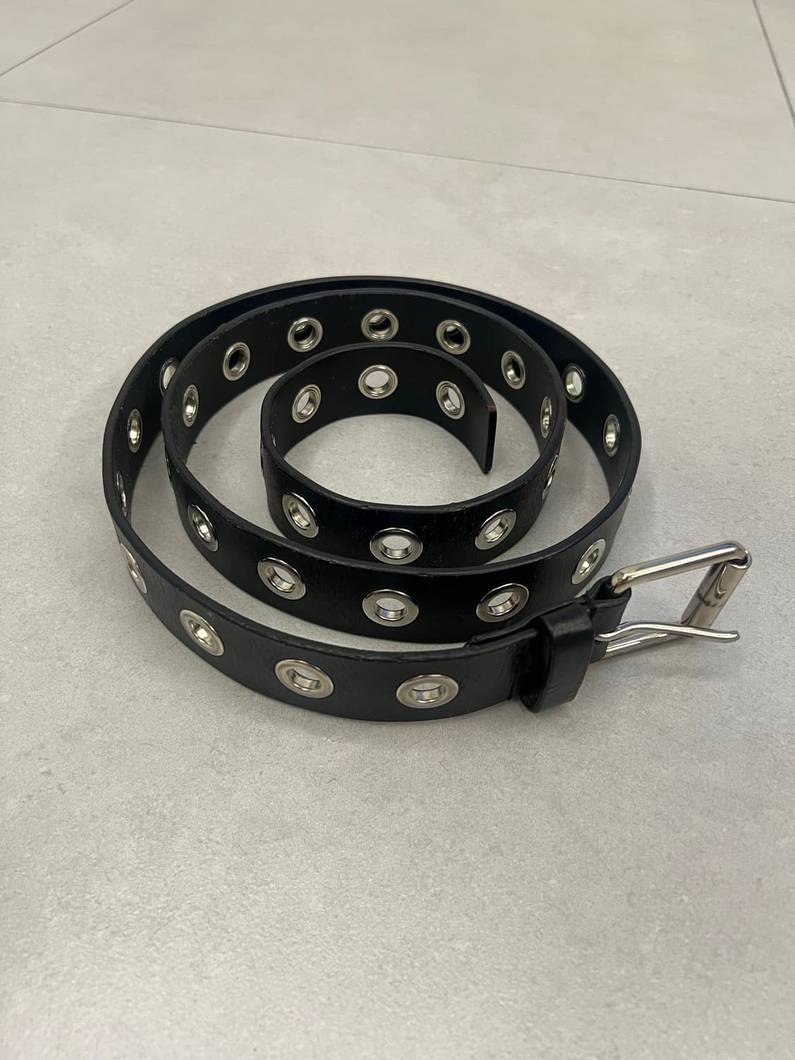 H&M x 이티스 레더 아일렛 레더 벨트 상품이미지3